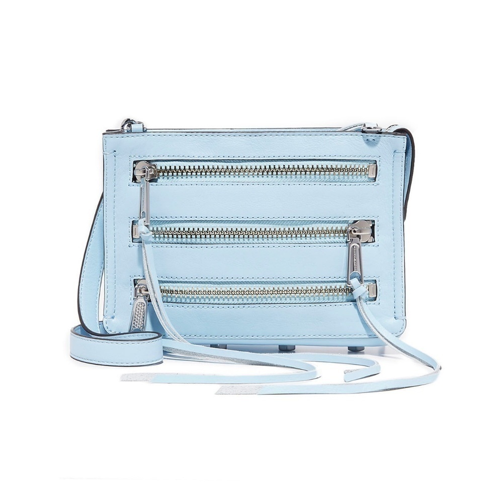 Rebecca Minkoff Sky Leather Moto 3 Zip Crossbody